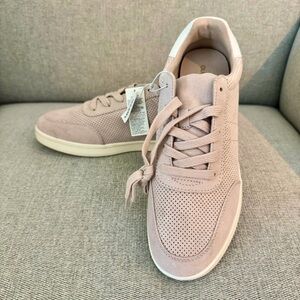 NWT Old Navy Blush Pink Perforated Faux Suede Sneakers size